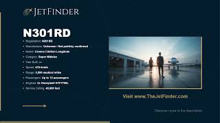 N301RD Unknown / Not publicly confirmed | Specs, Owner & His