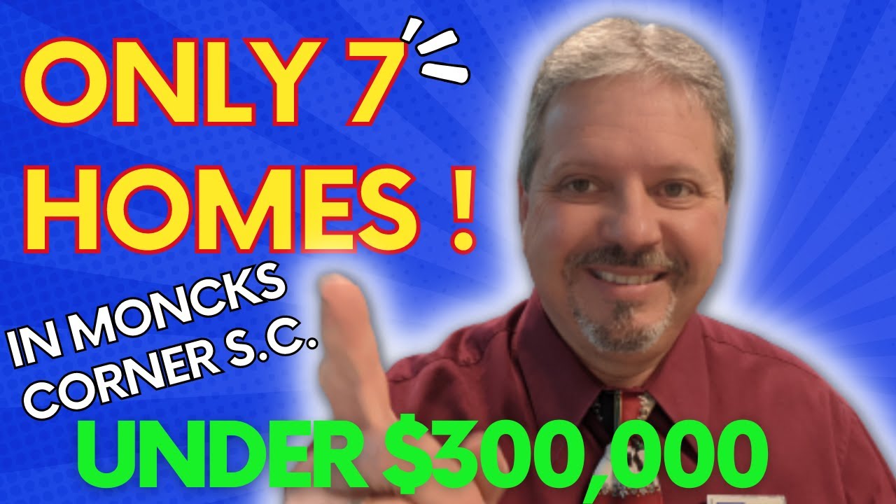 Seven homes in Moncks Corner S.C. under 300,000 YouTube