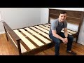 Building a Shaker Inspired Solid Walnut Bed - Part 3 | Rail Hardware and Finishing Touches