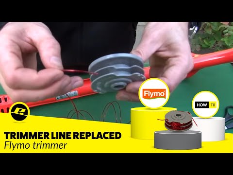 How to Load a Flymo Trimmer line in a Flymo Trimmer