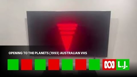 Opening to The Planets (1993) Australian VHS