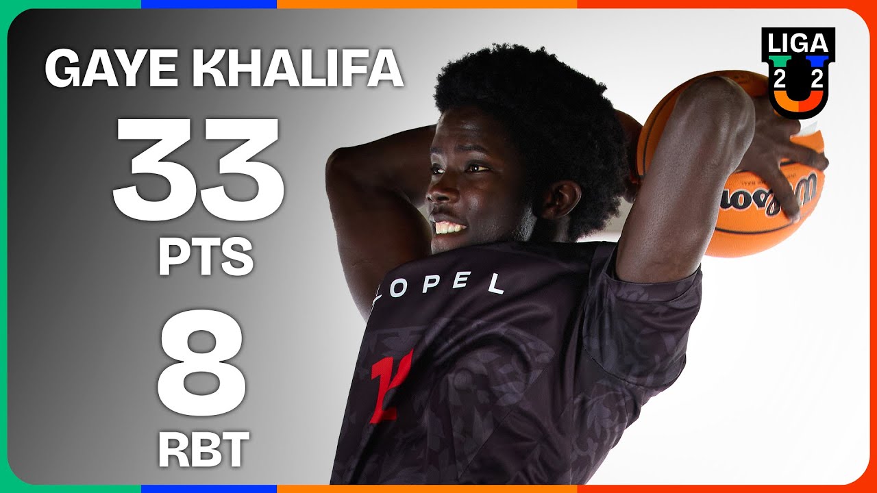 GAYE KHALIFA, la LOCOMOTORA de su equipo | Liga U 2025-26
