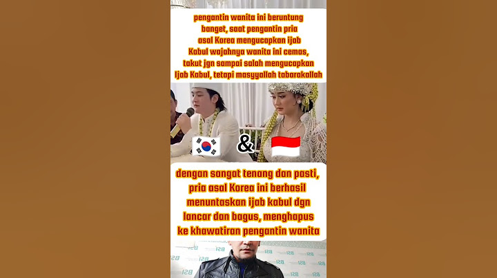 Alhamdulillah sah, pasangan serasi #fyp #viral #shots #trending #oppa #pernikahan #korea #dekorasi
