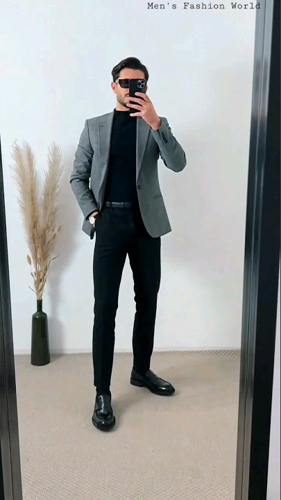 grey blazer combinations with black jeans | grey blazer combinations with black jeans | grey blazer