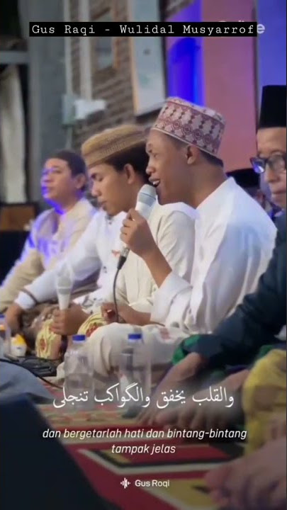 Gus Raqi - Wulidal Musyarrof Merdu #shorts #ummat #maulidnabimuhammadsaw