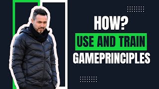 How to use Gameprinciples in Football