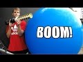 Giant 6 foot Balloon Vs Potato Launcher in Slow Motion | Vlog