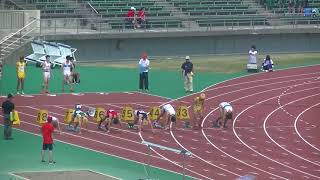 20180729 七大戦対校男子100m予選 阿久津