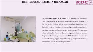 dental clinic in RR Nagar