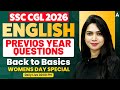 SSC CGL 2026 | SSC CGL English Previous Year Solved Paper | SSC CGL English Classes By Neha Mam