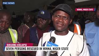 Seven Persons Rescued After Building Collapses In Minna, Niger State screenshot 4
