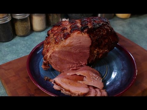 Brown Sugar Mustard Glazed Ham Recipe (Picnic Ham)