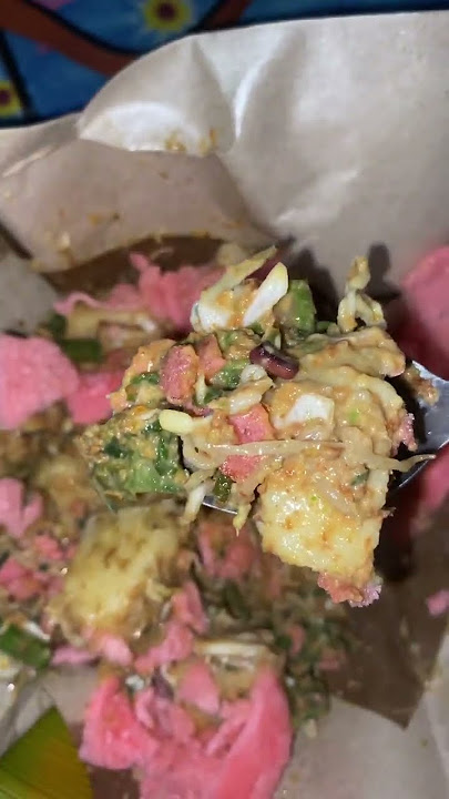 Mantap.. pedasnya mak full,pecel  ulek acik#shorts