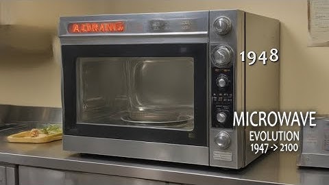 The Evolution the MICROWAVE from 1947 to 2100 (4K video)