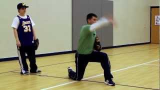 Kneeling Baseball Throwing Drill