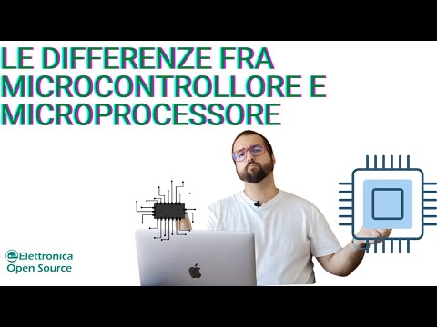 The differences between a microprocessor and a microcontroller