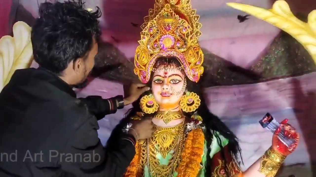 Saraswati murti making full process|clay sculpture|mind art pranab 🎨🖌️