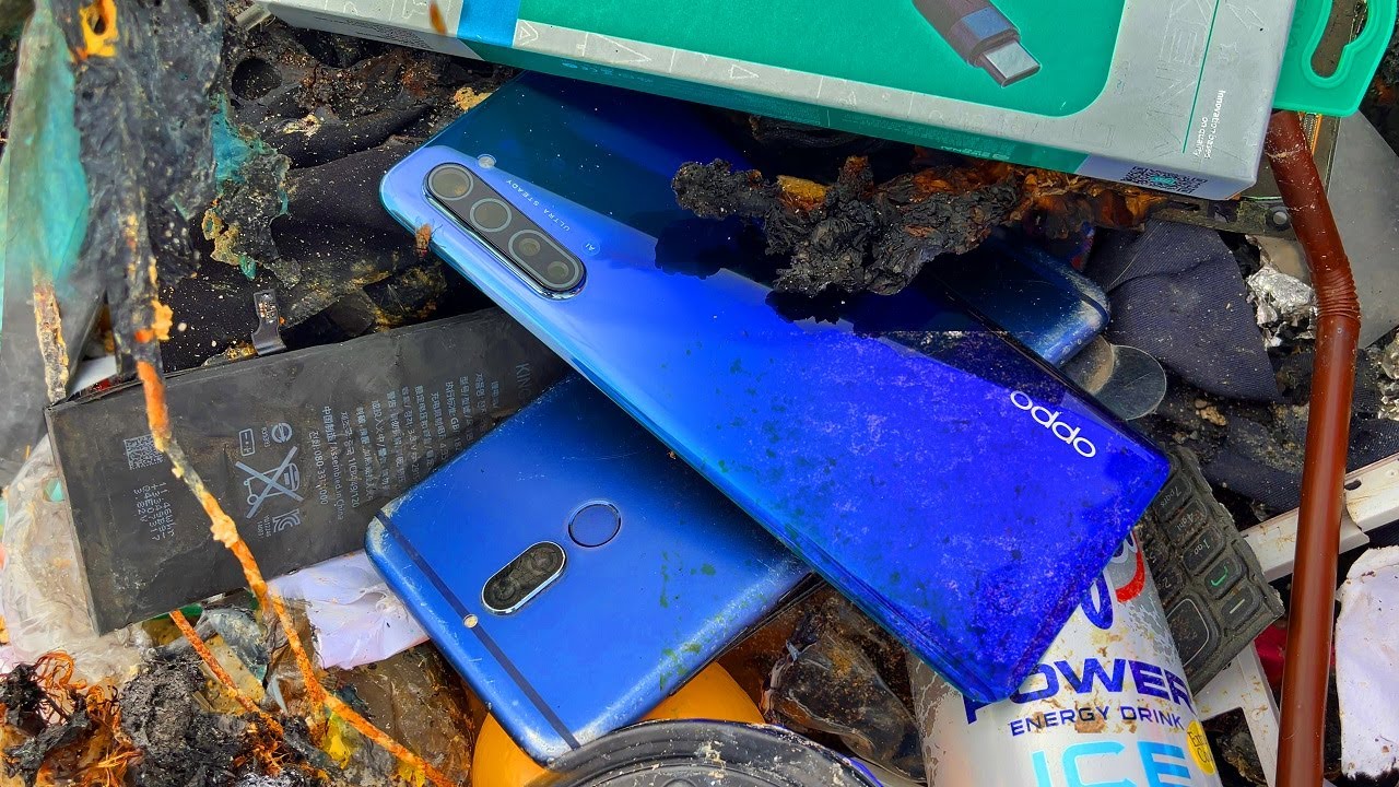 ⁣Restoring Destroyed Phone Found From Garbage, Restore Huawei nova 2i cracked