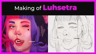 Making Of Fanart Luhsetra