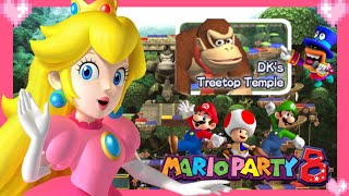 💗 Mario Party 8 (DK's Treetop Temple) Peach Gameplay 💗