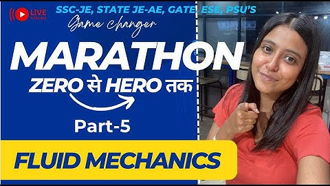 A to Z of Fluid Mechanics in one go!!!