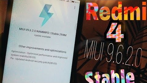 Redmi 4 MIUI 9.6.2.0 Stable update released and full review🔥🔥