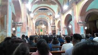 Lambayeque Iglesia San Pedro, domingo de misa