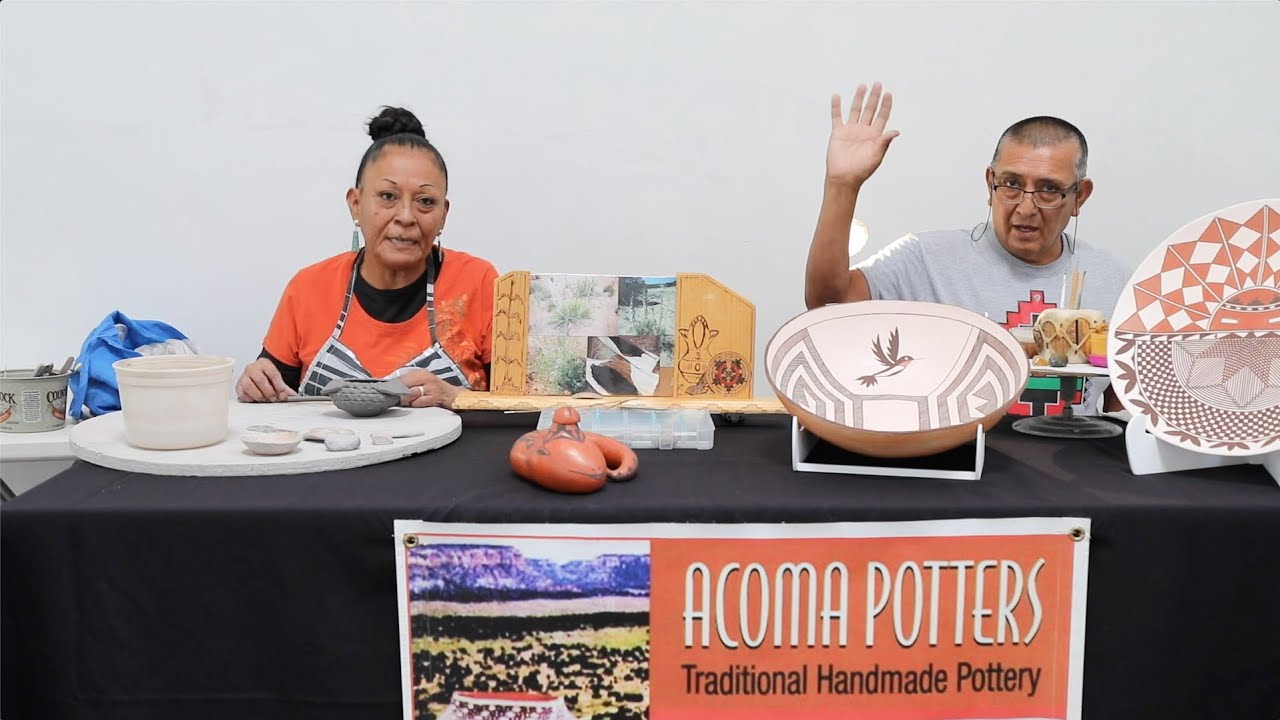 Pottery Demonstration by Florinda and Leland Vallo (The Pueblo of Acoma)