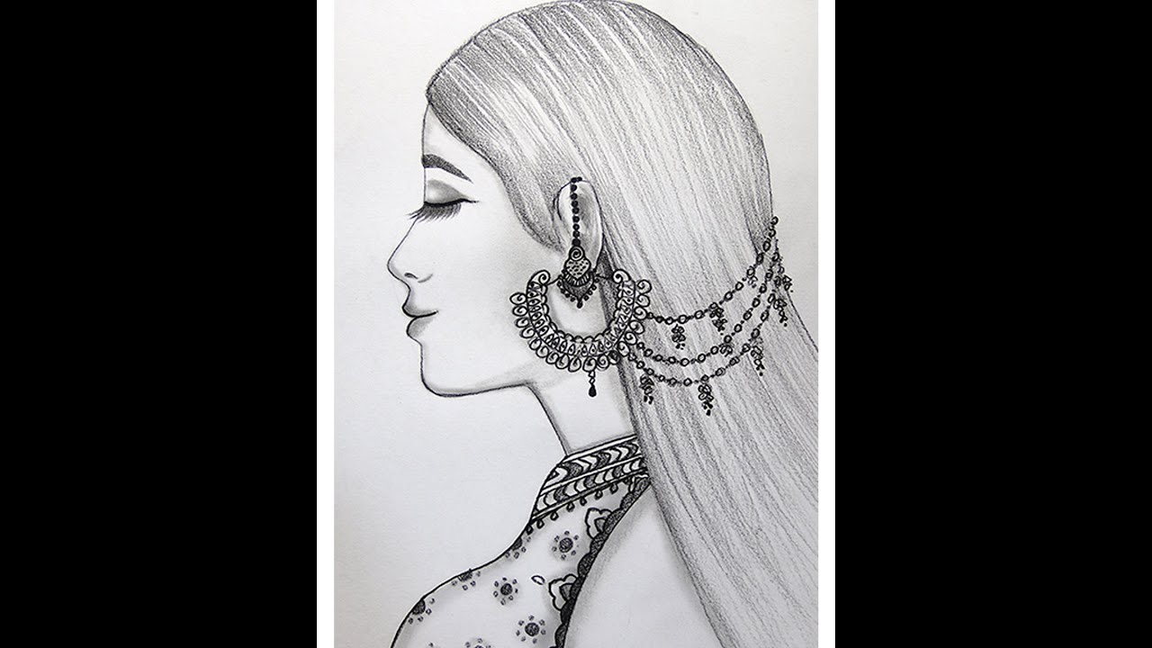 Dream catcher girl hair earring pencil sketch draw by Hanasame7 on  DeviantArt