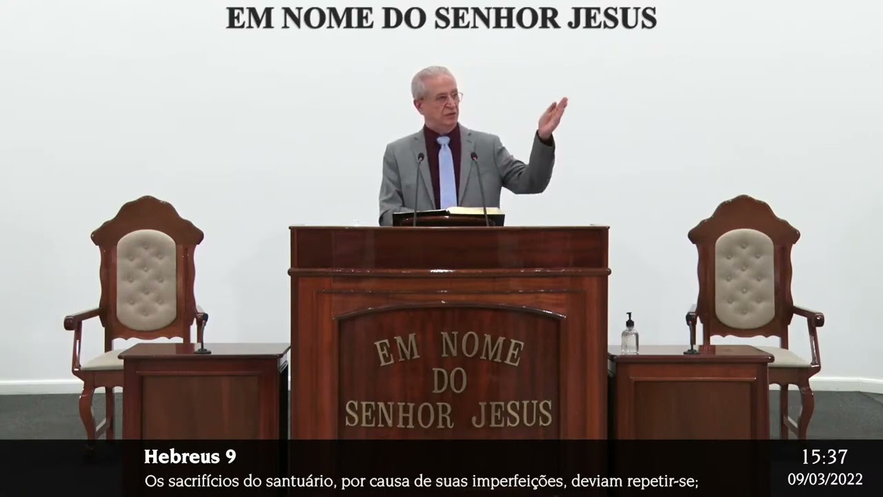 Linda Palavra CCB:Hebreus ,cap:09,irmão Luiz Carlos de BH,ouçam...