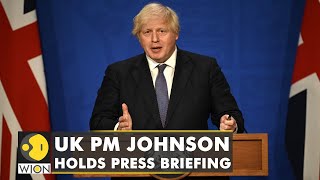 UK Prime Minister Boris Johnson holds a COVID-19 press conference from Downing Street | English News