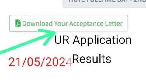 University of Rwanda application results Check Letter Ever 🇷🇼