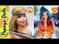 Barbie Doll Makeover Transformation 😱 Barbie Hair Transformation 😱 DIY Doll Hairstyles