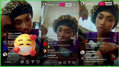 Jania & Kacey LIVE & brother TayTay was asking about Kacey