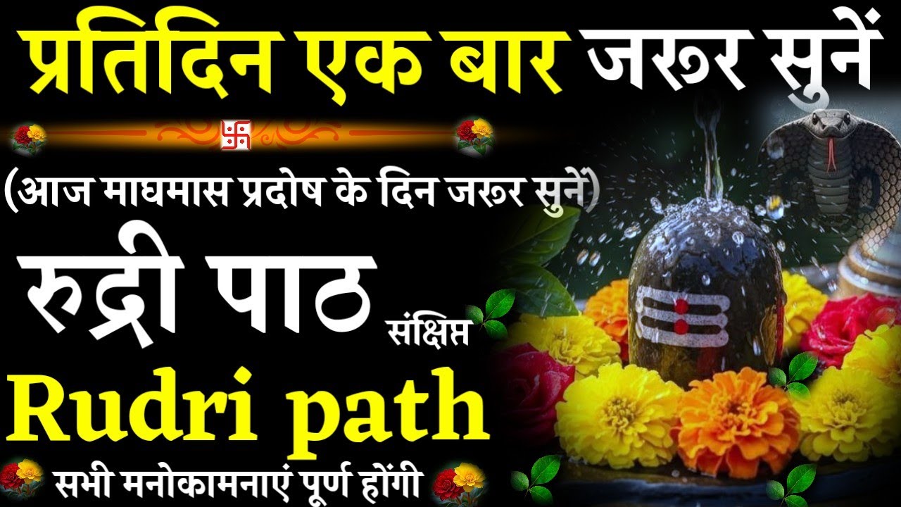 Rudri path ||रुद्री पाठ |प्रतिदिन एक बार जरूर सुनें| 