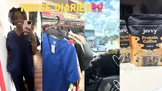 Come scrub shopping with me🎀 try on haul + shopping.🧋