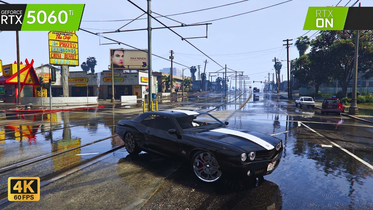 New GTA 5 Enhanced Edition with RTX 5060Ti | with MAX RTX Ultra Settings!