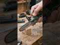 Mini Chainsaw #mini #woodworking #minia #miniature #tools #bamboo1 #wood #minivlog