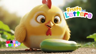 Abc Fruit Fun Raccoon Vs Animals  Learn Letters And Letter Sound