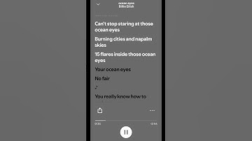 Ocean eyes by Billie Eilish #music #trending #shorts #foryou #lyrics #billieeilish
