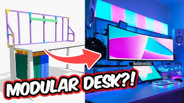 Build your desk with Aluminum. You won
