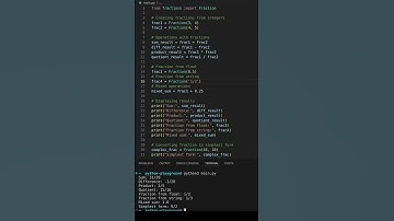 Using Python 3 to Handle Rational Numbers with the fractions Module