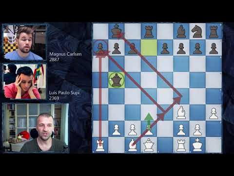 The Best Queen Sacrifice in 2020, Supi vs Carlsen
