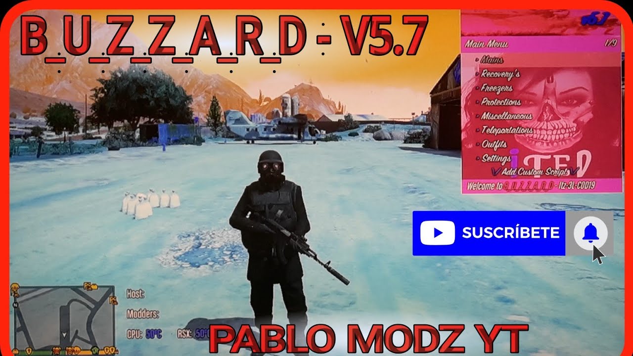 ModLoader BUZZARD V5.7 [PRIVATE] CFW/HEN []GTA5 PS3[]+Download