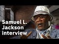 Samuel l jackson interview  channel 4 news