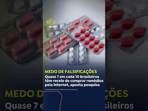 Quase 7 em cada 10 brasileiros têm receio de comprar remédios pela internet