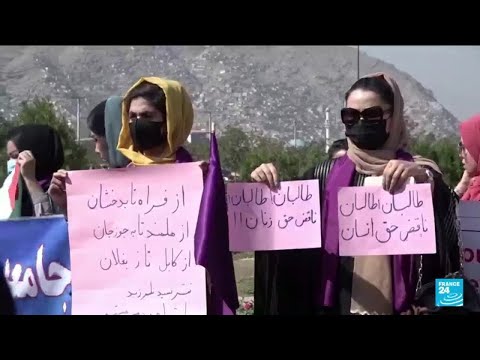 Afghan women protest