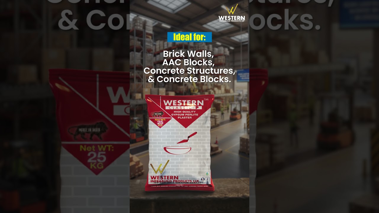 Classic P Gypsum Plaster | Western Infrabuild Products