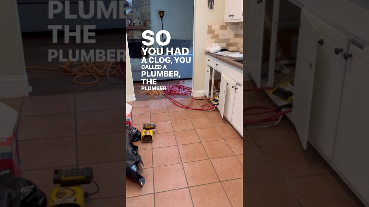 Jackhammer kitchen floor for pipe repair??? No way. 