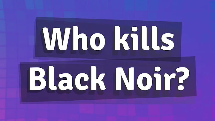 Who kills Black Noir?